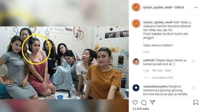 Begini Penampakan Lucinta Luna di Sel Cewek yang Jadi Sorotan Netizen