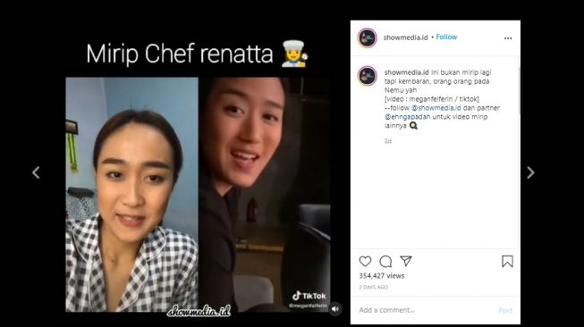 Video Mirip Cheff Renatta Viral