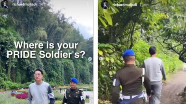 Liburan Dikawal Polisi Militer, Richard Muljadi Kembali Bikin Gempar TNI