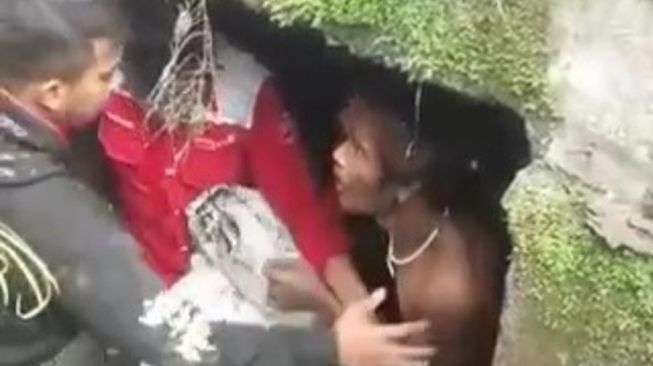 Pencuri Kabel Internet Telkom di Medan Nyaris Dihajar Massa