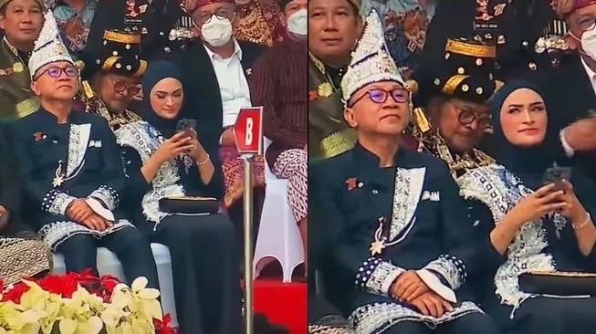 Anaknya Main HP Saat Disorot di Istana Negara, Cara Mendag Tegur, Cool Abis.