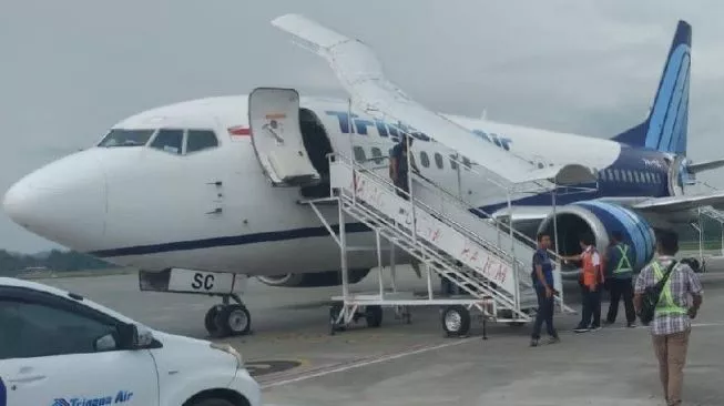 KKB Tembak Pesawat Trigana Air Berpenumpang 66 Orang di Yahukimo