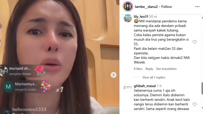 Jadi Dalang Aksi Demo Isa Zega, Nikita Mirzani Rogoh Kocek Rp 350 Juta