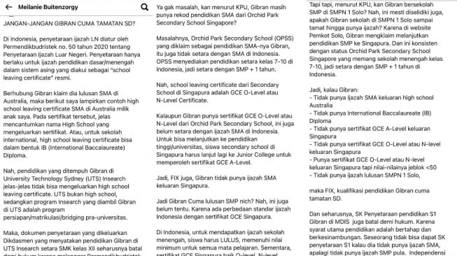 Profil Meilanie Buitenzorgy, Dosen IPB Analisis Pendidikan Gibran Cuma Setara SD?