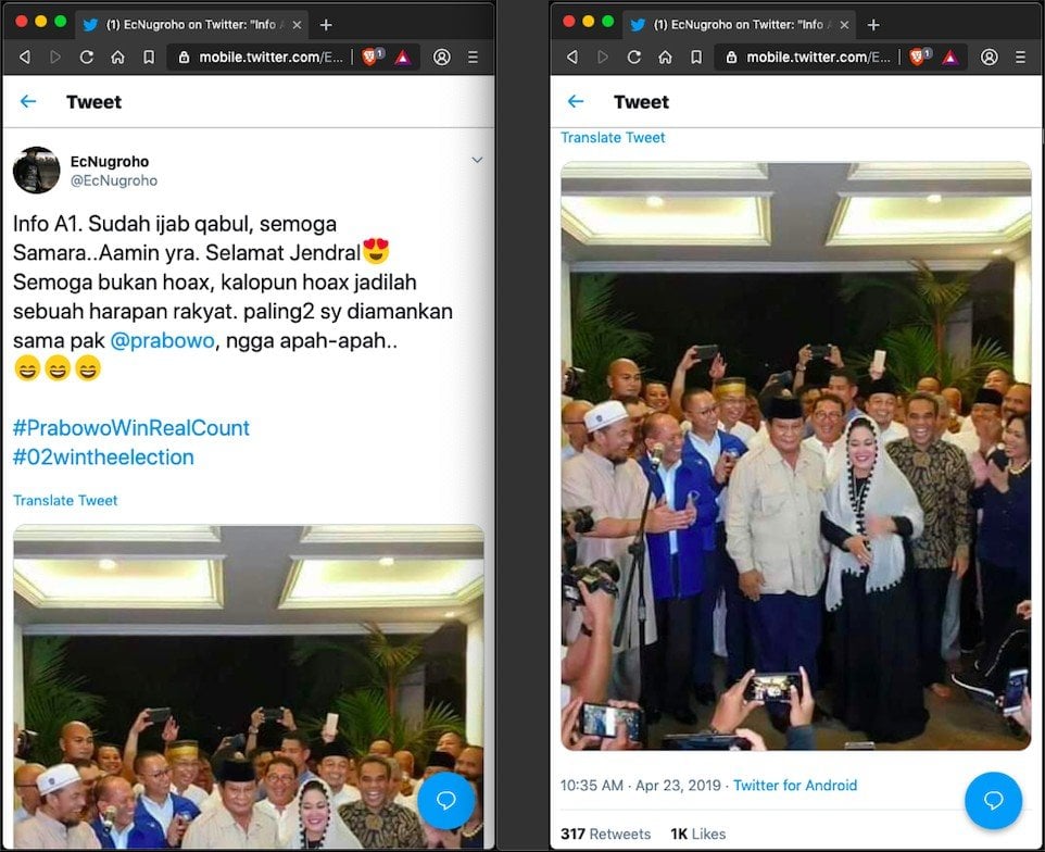 Prabowo - Titiek Sudah Ijab Qabul, Kembali Jadi Suami Istri