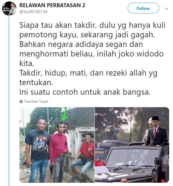 Heboh Foto Hoaks Jokowi Muda Jadi Kuli, Warganet Beberkan Kejanggalan Ini