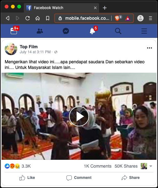 CEK FAKTA: Viral Video Diklaim Agama Baru Jiplak Islam, Benarkah?