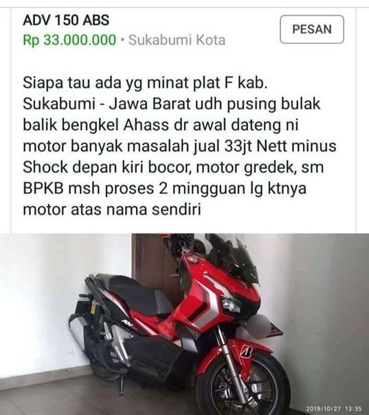 dijual-karena-rutin-masuk-bengkel-warganet-ungkap-kelemahan-honda-adv-150