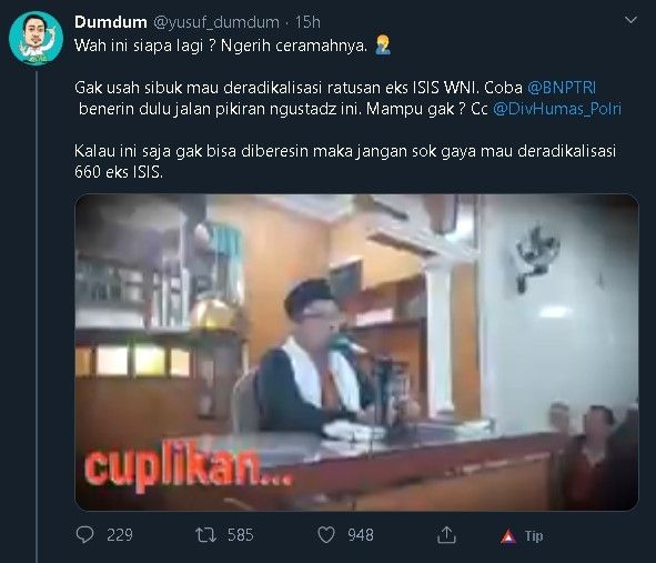 Kontroversial! Video Pengkhotbah Sebut Indonesia Kini Dipimpin Rezim PKI