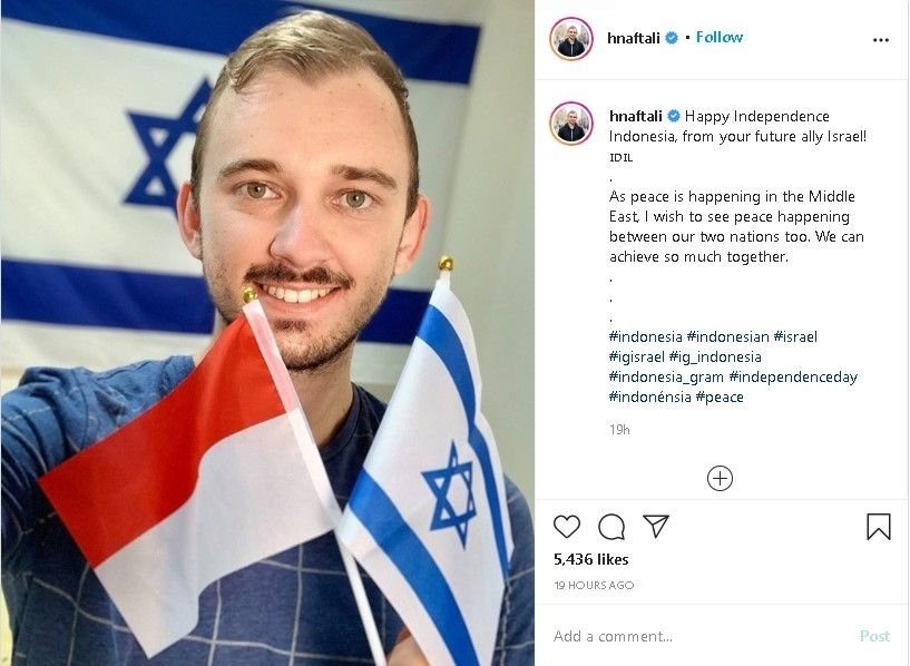 Ucapkan Selamat HUT RI, Influencer Israel Panen Hujatan Warganet Indonesia