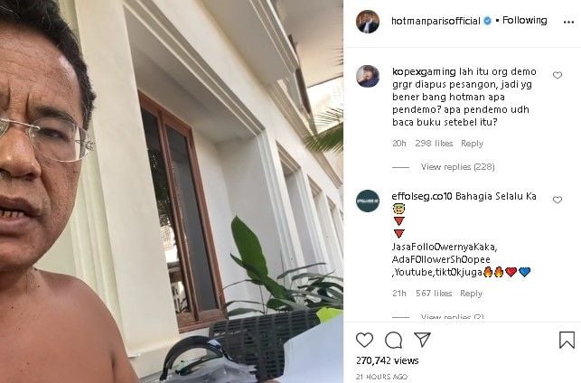 soal-uu-cipta-kerja-hotman-paris-bilang-ada-kabar-baik-untuk-buruh