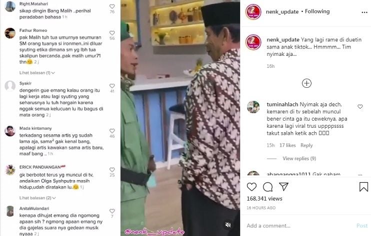 Viral Video Ade Londok Dicuekin Pelawak Malih