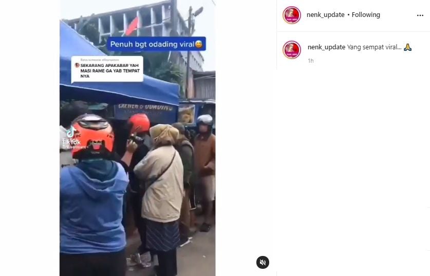 Miris, Kondisi Kini Warung Odading Mang Oleh Sepi Pembeli, Sudah Tak Laku?