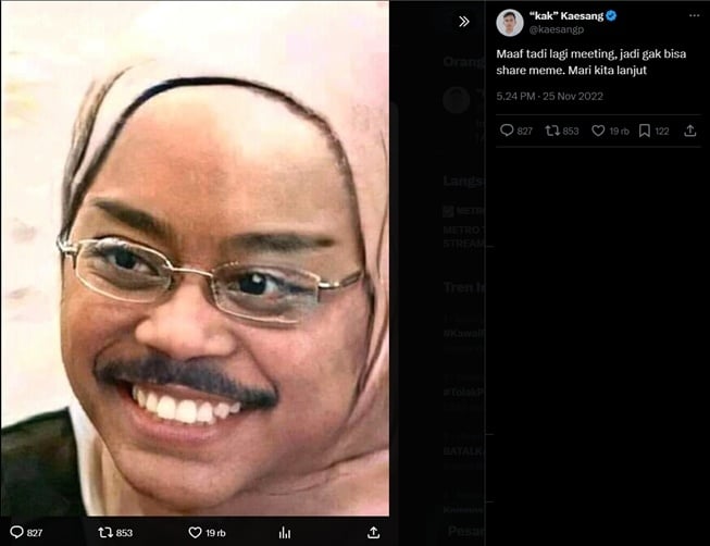 Kaesang Dulu Olok Lesti Lewat Meme, Kini Bau Ketek Erina Dianggap Rizky Billar Karma