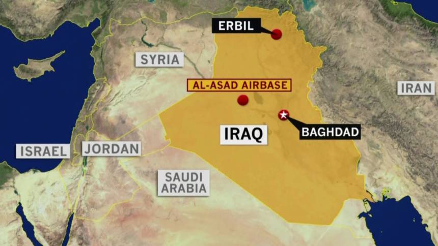Breaking : Iran Tembakkan Misil ke Pangkalan US di Iraq