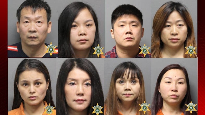 Sheriff: 9 arrested on prostitution charges in Lafayette