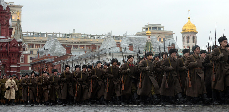 (Matabelo) Parade Militer Perang Dunia 2 di Moskwa