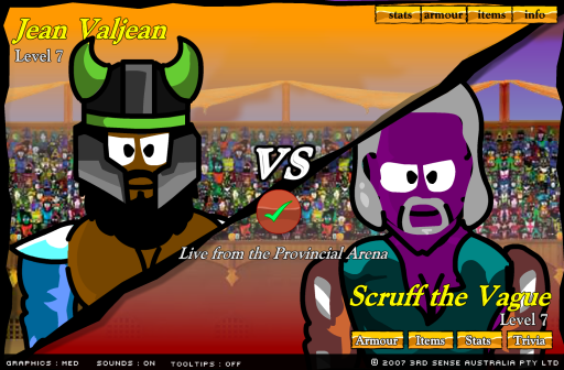 Video Game tentang Gladiator