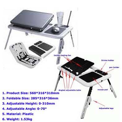 Terjual meja  LAPTOP portable  MEJA  laptop LIPAT meja  