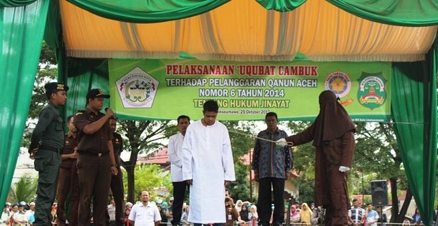 Lima Terhukum, Terima 394 kali Cambukan