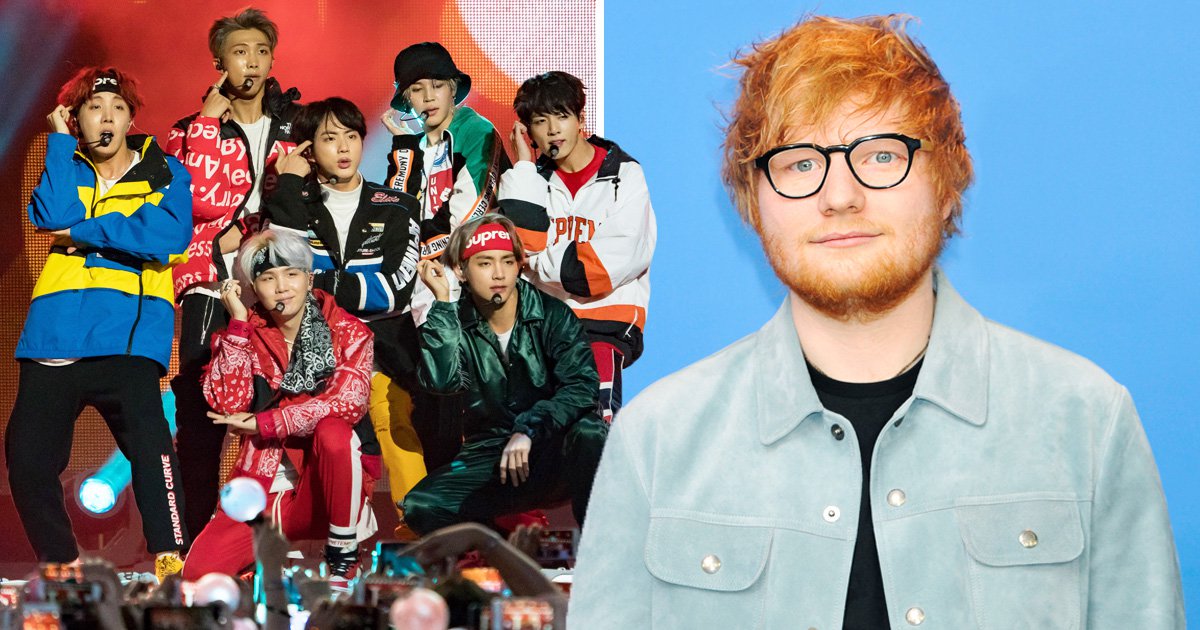 Ed Sheeran Dikabarkan Akan Berpartisipasi Dalam Lagu Milik BTS