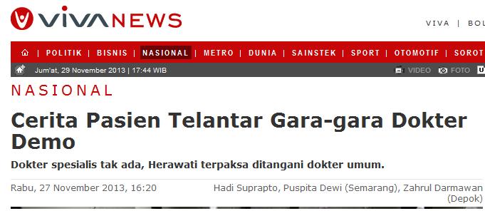 Wartawan serta Media Pers Tolong Objektif !!!