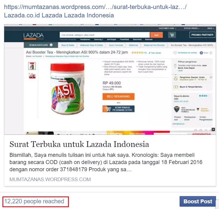 Surat Terbuka untuk Lazada Indonesia