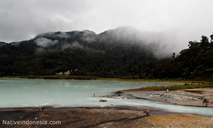 kawah talaga bodas, kawah putihnya garut
