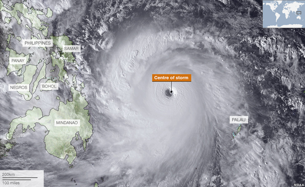 Haiyan : Taifun Terdahsyat Dalam Sejarah Yang Menyapu Daratan