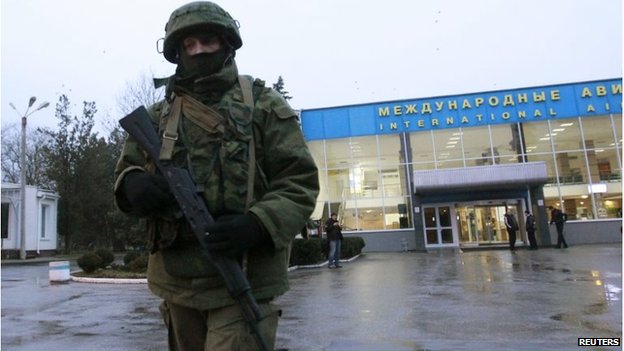 Invasi : Militer Russia kuasai dua bandara Udara di Crimea, Ukraina