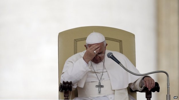 Pope Francis suggests gay marriage threatens traditional families