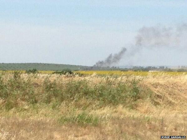 &#91;CRASH&#93;Eurofighter crashes at Spain's Moron base near Seville