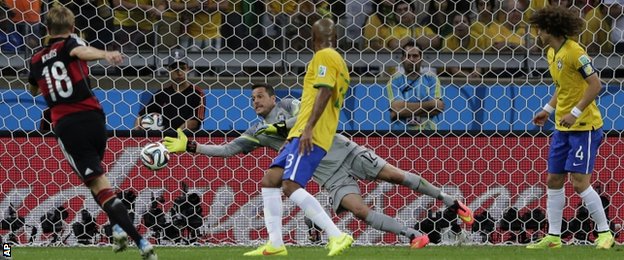 rekor jerman di piala dunia 2014 brasil