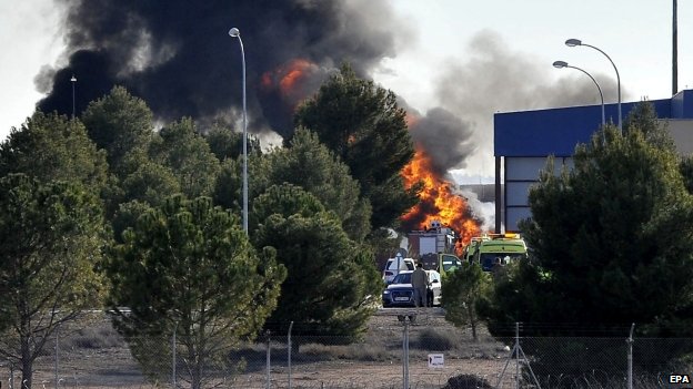 Greek fighter jet crashes in Spain killing 10 people