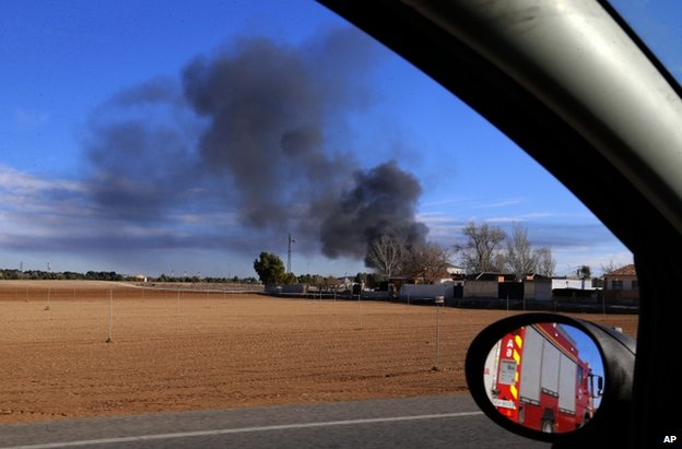Greek fighter jet crashes in Spain killing 10 people