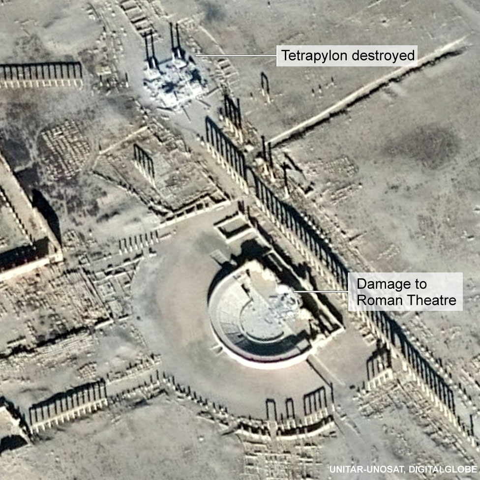 ISIS melancarkan lagi penghancuran kota purba Palmyra