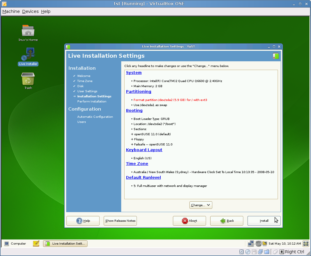 OPEN SUSE community .....