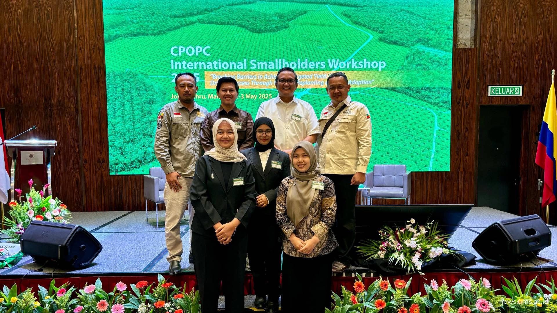 Mahasiswa UMS Ikuti Forum Internasional, Serap Ilmu Peremajaan Kelapa Sawit