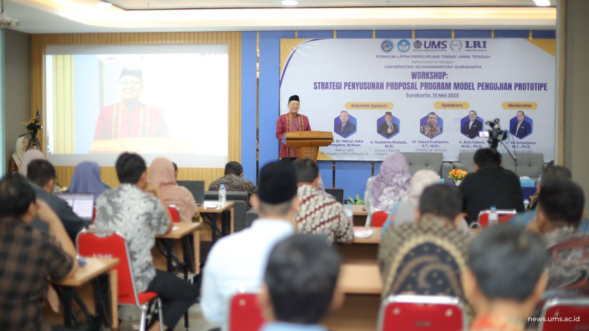 FORKOM LPPM Jateng Gandeng UMS Tingkatkan Kualitas Proposal Riset Perguruan Tinggi