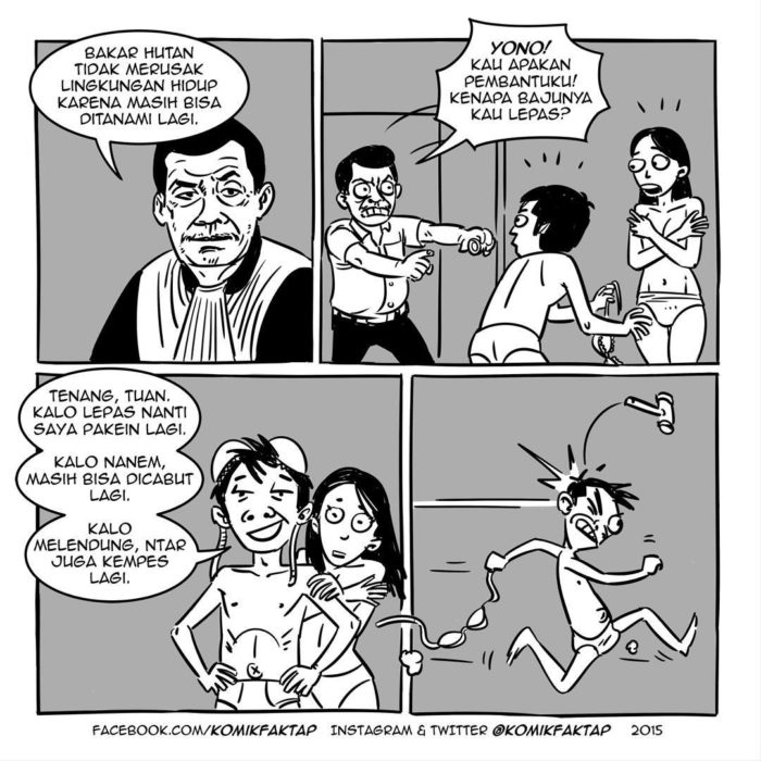 Meme-Meme Kocak Pak Hakim &quot;Bakar Hutan Tidak Merusak Lingkungan Hidup&quot;!!