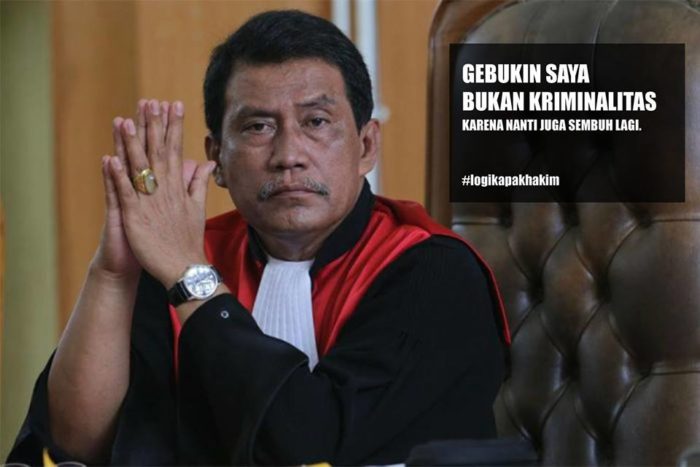 Meme-Meme Kocak Pak Hakim &quot;Bakar Hutan Tidak Merusak Lingkungan Hidup&quot;!!
