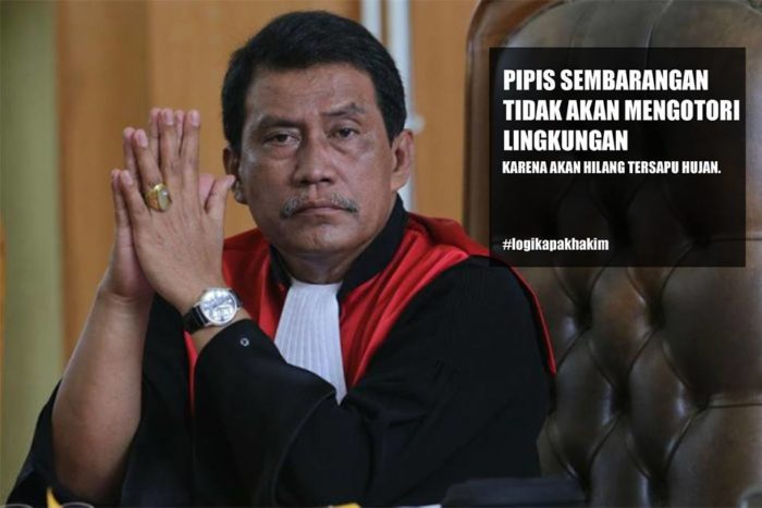 Meme-Meme Kocak Pak Hakim &quot;Bakar Hutan Tidak Merusak Lingkungan Hidup&quot;!!