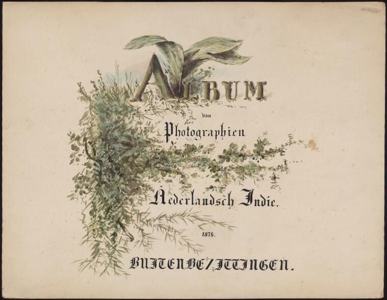 Album Foto Indonesia - Hindia Belanda Tahun 1876