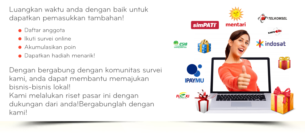 Hanya Isi Survey Dapatkan Hadiah Langsung