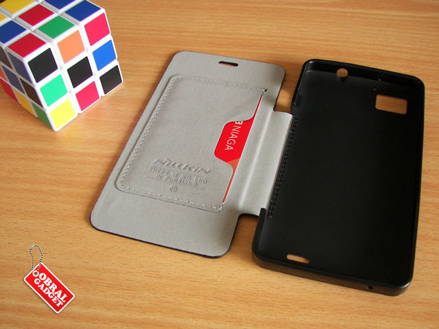 Anti Gores, Jelly Case, Softcase, Silicon, Nillkin Leather Flip Case buat Lenovo K860