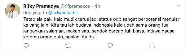 Ridwan Kamil Tunjukkan Bukti Mudik Sebarkan Virus COVID-19