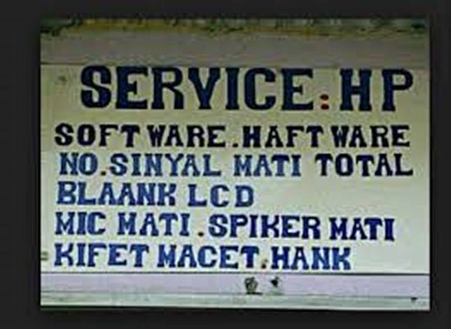 Tulisan Typo Kocak di Tempat Umum Ini Bikin Kamu Mikir Dua Kali 