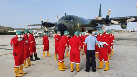 Sebelum ke Jakarta, Pesawat Hercules Angkut Peralatan Medis Sudah Mendarat di Natuna