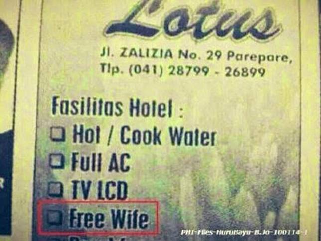 Tulisan Typo Kocak di Tempat Umum Ini Bikin Kamu Mikir Dua Kali 