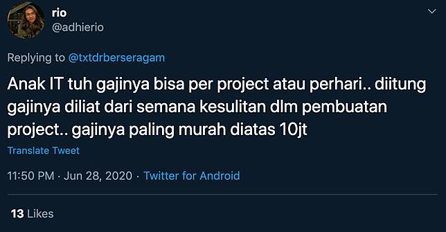 Viral &quot;Pria Berseragam&quot; Remehkan Gaji Anak IT, Ternyata Malah Kalah Jauh